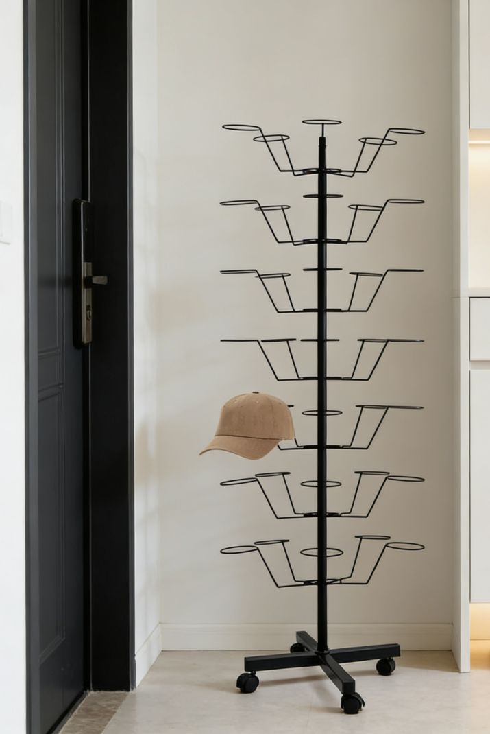 7-Tier Rotating Hat Stand - Image 2