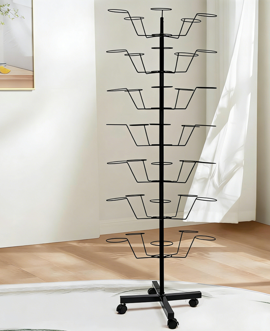7-Tier Rotating Hat Stand