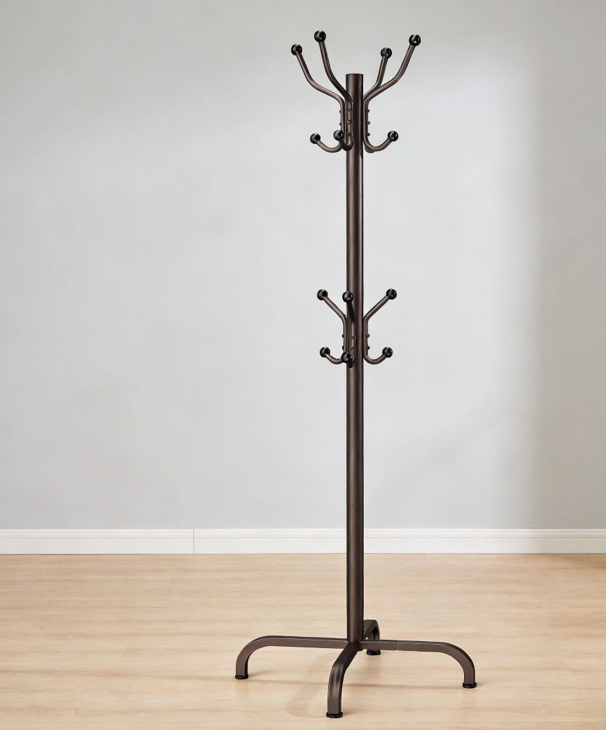 Metal Entryway Coat Stand 14 Hooks