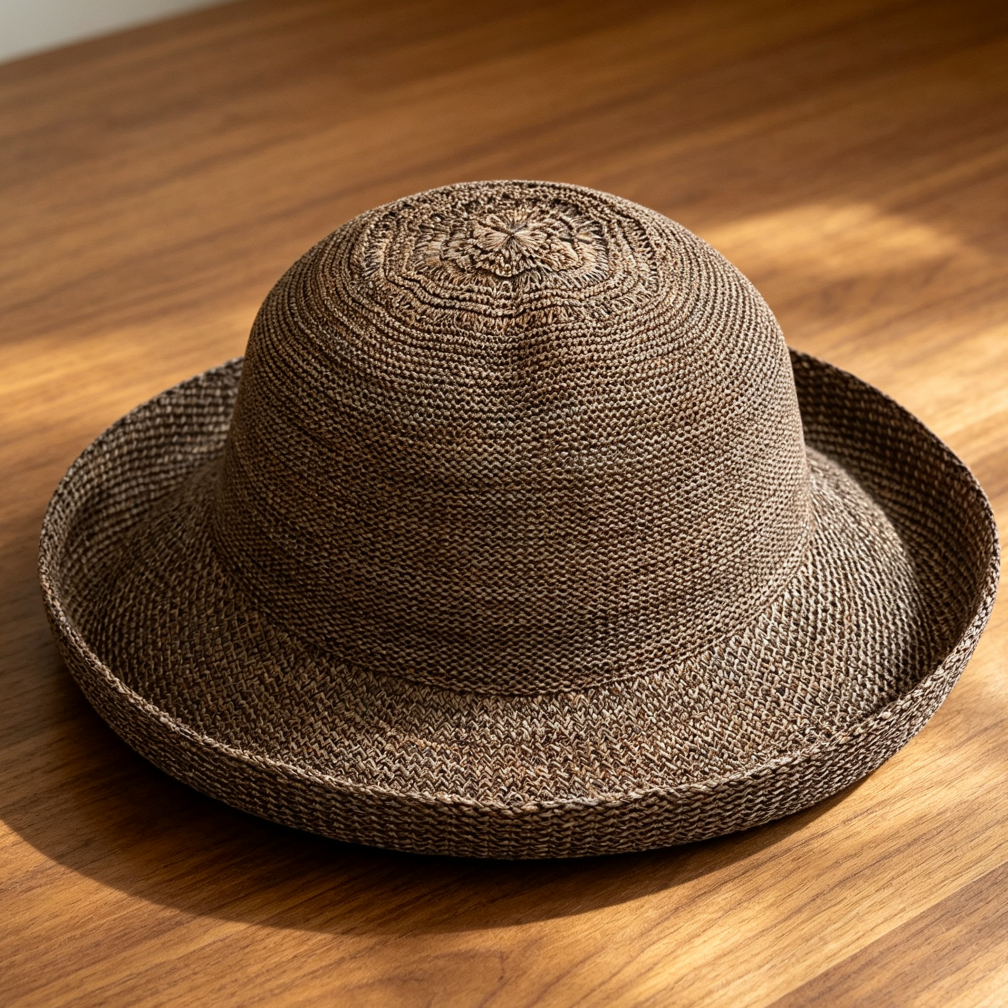 Packable Adjustable Wide Brim Sun Hat - Image 2