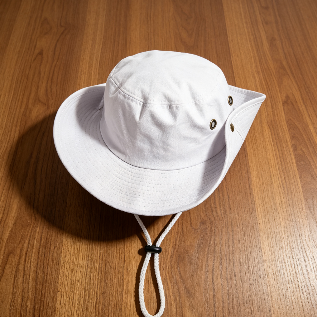 Men's Wide Brim Bucket Fishing Hat - Image 2