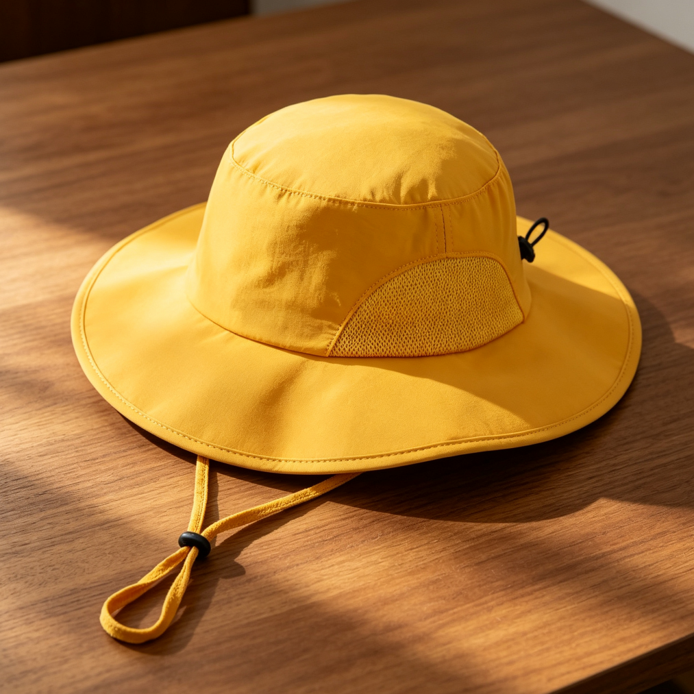 Men's Wide Brim Fishing Sun Hat - Image 2