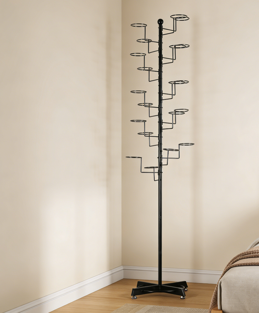 Freestanding Hat Rack 20 Hooks