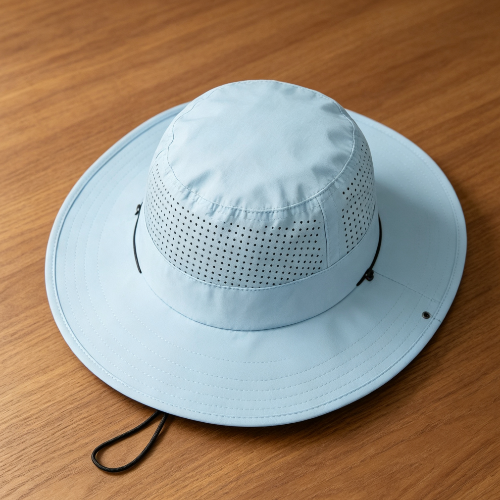 Laser Perforated Mesh Bucket Hat